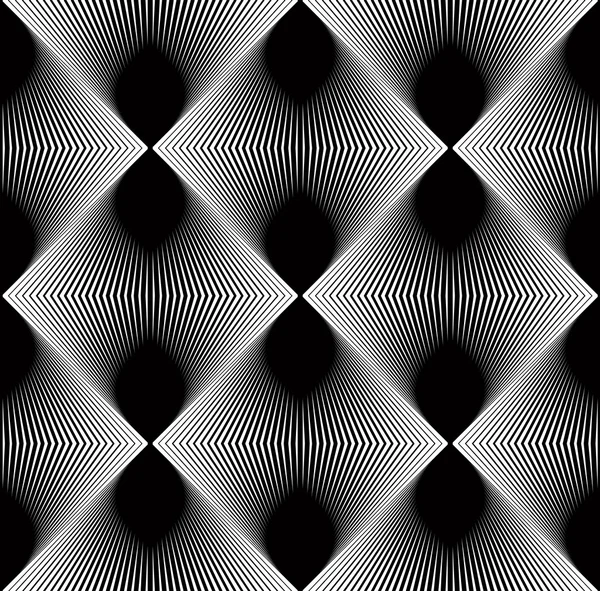 Siyah grafik çizgiler ile sürekli desen