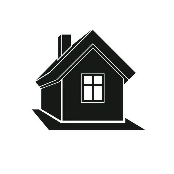 Ícone de casa abstrato — Vetor de Stock