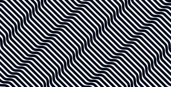 Geometrische Wellenförmige Linien Nahtloser Mustervektor Dimensionale Endlose Hintergrundbild Tapete Design — Stockvektor