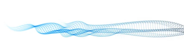 Частинки Хвилі Великого Потоку Даних Вектор Абстрактний Красивий Фон Технологія — стоковий вектор