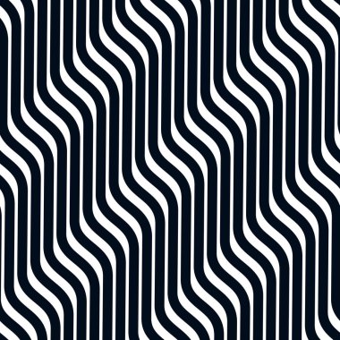 Geometrik dalgalı çizgiler, pürüzsüz desen vektörü, 3D boyutsal sonsuz arkaplan duvar kağıdı tasarımı resmi, çizgili eğri dokusu.