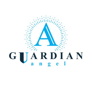 Kateksis organizasyonlarında kullanılmak üzere Başmelek vektör kavramsal sembolü.