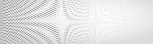 Fond Monochrome Abstrait Vectoriel Pointillé Avec Perspective Dimensionnelle Thème Technologique — Image vectorielle