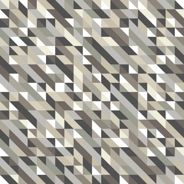 幾何学的モザイクベクトルシームレスパターン 壁紙のための混沌とした抽象的な背景 包装紙やウェブサイトの背景 — ストックベクタ