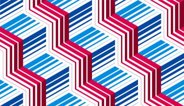 3D merdiven asgari astarsız desen, vektör soyut tekrarla arka plan kağıdı.