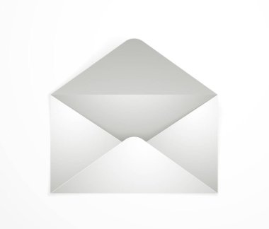 Boş posta zarfı ahşap arkaplan gerçekçi vektör kağıdı illüstrasyonu, grafik tasarım ögesi ileti iletisi iletisi biçimlendirmesi.