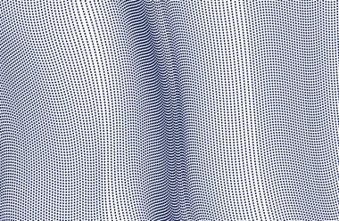 Hareket halindeki dinamik parçacıkların akış dizisi, modaya uygun modern stil soyut vektör arkaplanı, bilim ve teknoloji reklamları için gelecek tema şablonu.