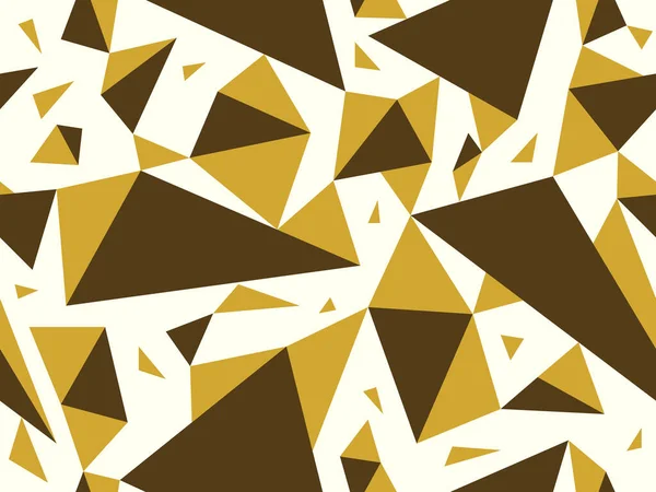 三角形シームレス背景 乱雑な混沌としたベクトルパターン 壁紙やプリントや繊維や包装紙のための粒子設計パターン — ストックベクタ