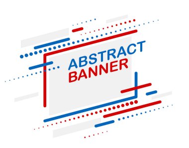 Reklamlar için vektör soyut afişi, beyaz üzerinde izole edilmiş basit grafik tasarımı, minimal geometrik arkaplan.