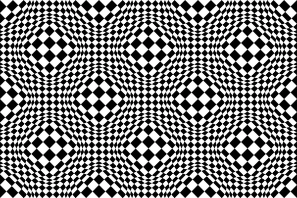 Motif Sans Couture Carreaux Avec Illusion Optique Volume Sphérique Fond — Image vectorielle