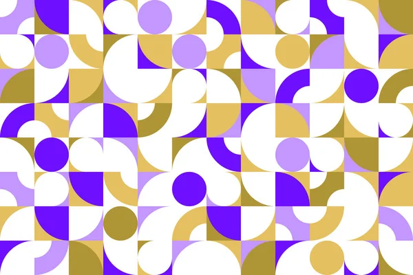 Motif Abstrait Géométrique Sans Couture Avec Des Éléments Simples Colorés — Image vectorielle