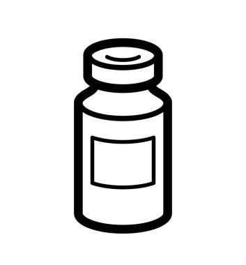 Beyaz, salgın veya pandemik coronavirüs covid 19 veya grip veya SARS veya herhangi bir aşı, farmakoloji konsepti üzerine izole edilmiş bir ampulün aşı temalı gösterimi.