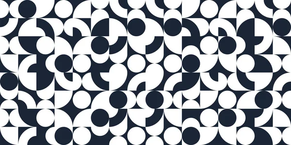 Motif Abstrait Géométrique Sans Couture Avec Des Éléments Simples Géométrie — Image vectorielle