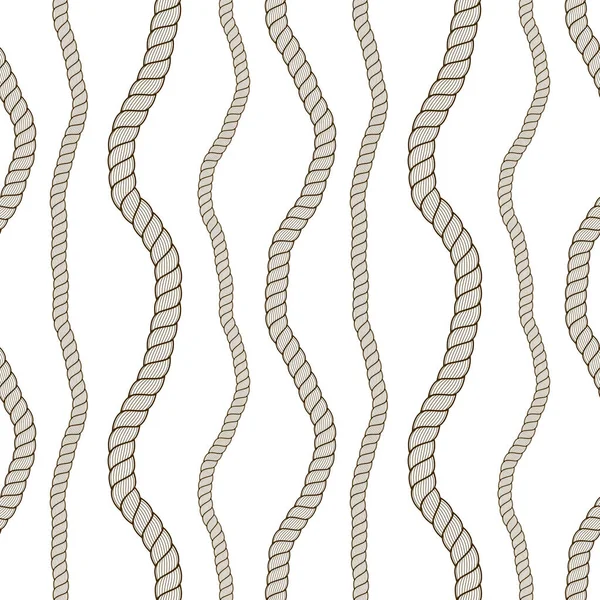 Kusursuz denizcilik halat şablonu vektörü. Sonsuz donanma çizgileri ve illüstrasyon illüstrasyonu. Donanma basit asgari deniz ipleri sonsuz tasarım. Kumaş, duvar kağıdı, ambalaj, ağ ve baskı için kullanılabilir.