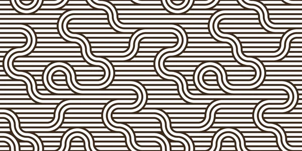 Бесшовный Рисунок Линий Полосатый Геометрический Вектор Абстрактный Фон Линейная Полосатая — стоковый вектор