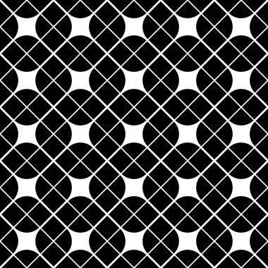 siyah ve beyaz soyut geometrik seamless modeli, vektör Devamı