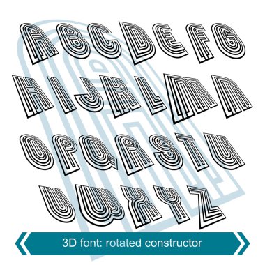 Download Geometric Typescript In Rotation Free Vector Eps Cdr Ai Svg Vector Illustration Graphic Art