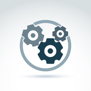 Bir organizasyon sistemi, strateji kavramı vektör çizim.