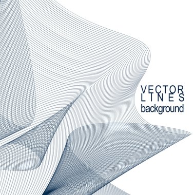 Boyutlu motifi zarif akan eğrileri, dantel arka planda mot