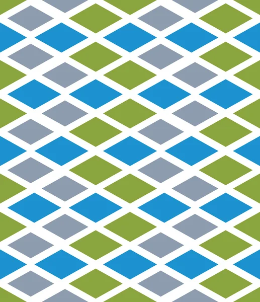 Rítmico patrón interminable texturizado colorido con rombos, continuo — Archivo Imágenes Vectoriales