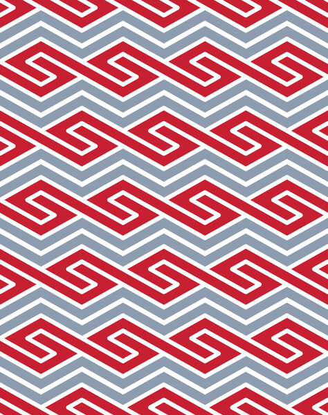 Векторный геометрический бесшовный рисунок с цветными линиями, бесконечные и
