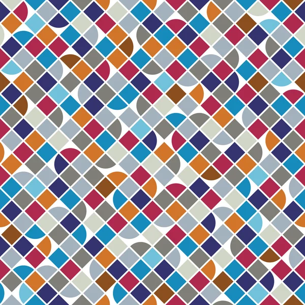 Vector colorful geometric background, squared bright abstract se — Διανυσματικό Αρχείο