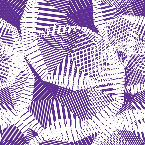 Geometric pastel stripy seamless pattern, tattered endless vecto — Stock Vector