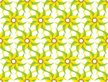 Kusursuz çiçek deseni.