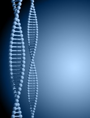 DNA, 3d arka plan.