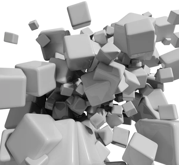 Abstract 3d cubes background. — Stock Photo, Image