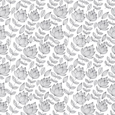 Klasik çiçek desenli..