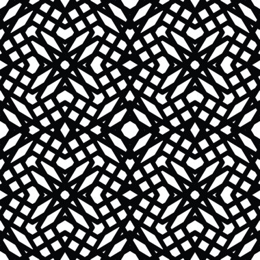 Tek renkli dağınık seamless modeli ile paralel çizgiler, siyah ve