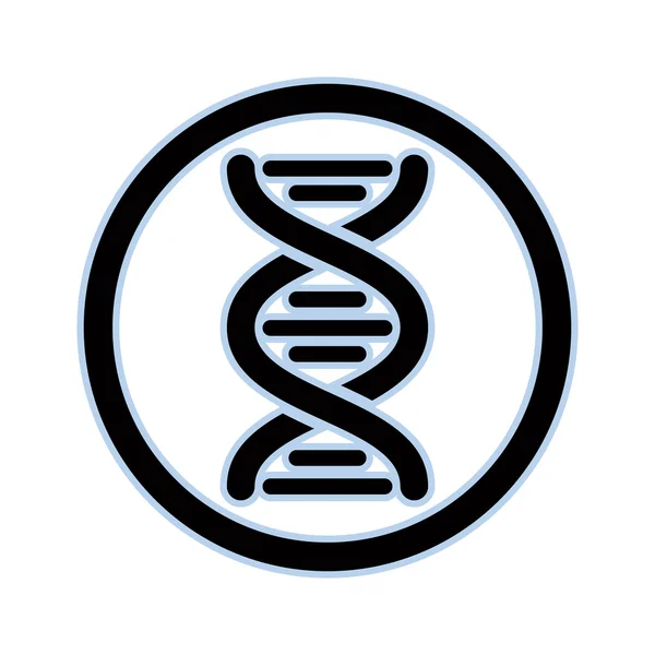 Ícone do vetor DNA . — Vetor de Stock