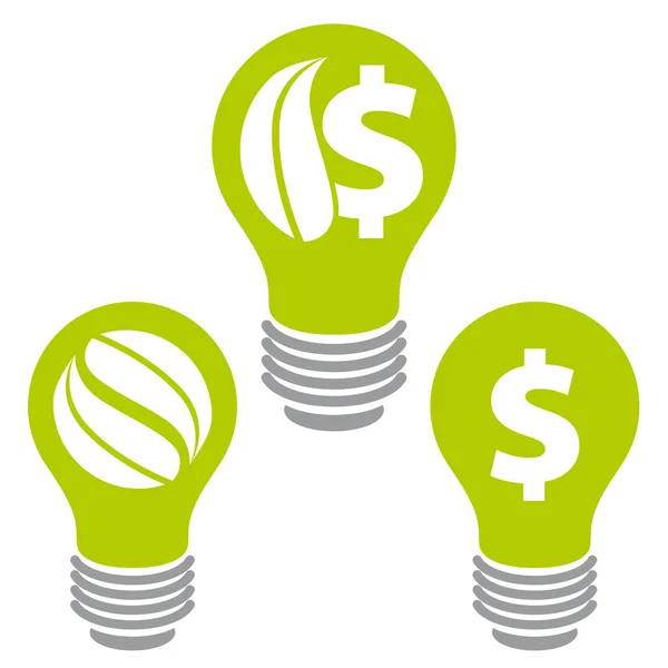 Eco saving energy icons. — Stock Vector