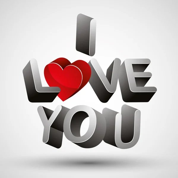 Jag älskar dig.. — Stock vektor