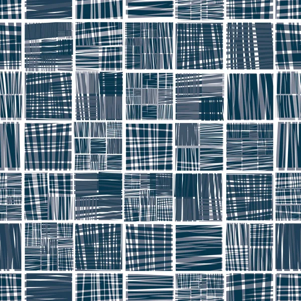 Fodrad textil seamless mönster. — Stock vektor
