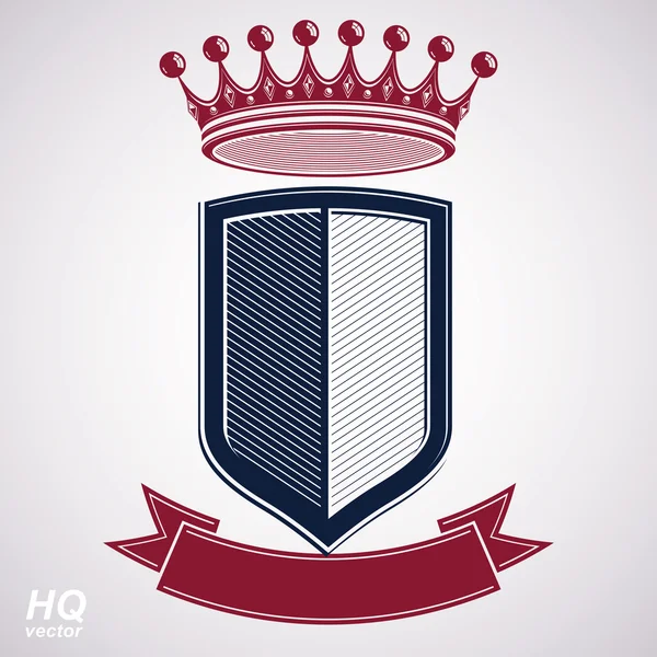 Empire design element. Heraldic royal coronet illustration - imp — Stock Vector