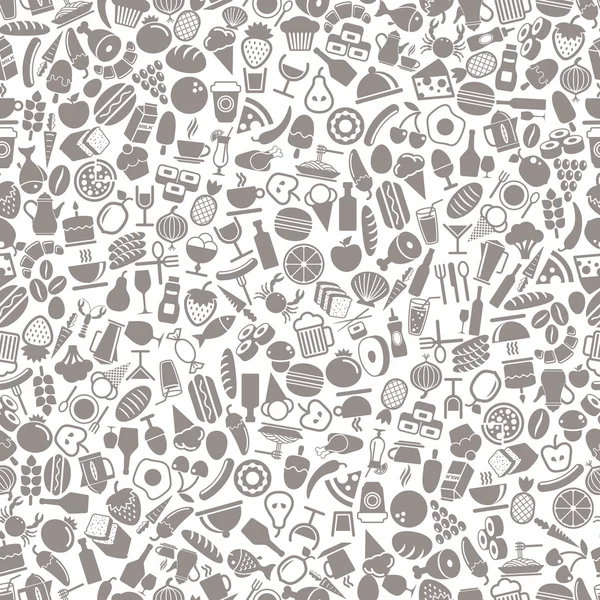 Yiyecek ve içecekler sorunsuz arka plan.