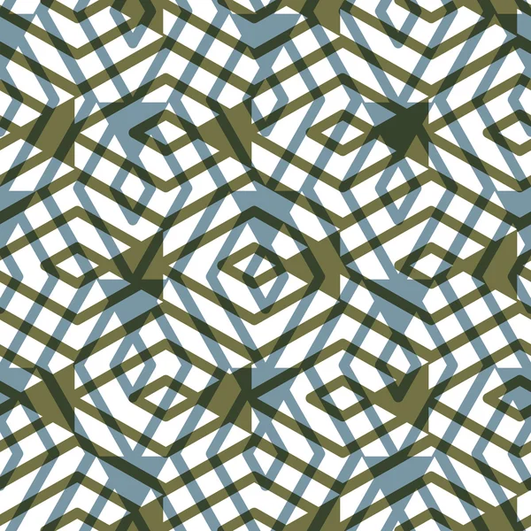 幾何学的乱雑な並んでシームレス パターン、明るい透明ペイント、ペイント ブラシ — ストックベクタ