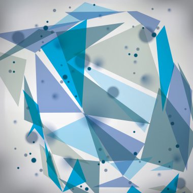 Geometrik vektör 3d karmaşık op sanat zemin, eps10 