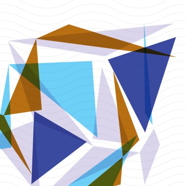 Renkli op sanat tasarım zemin, soyut fütüristik şık blu