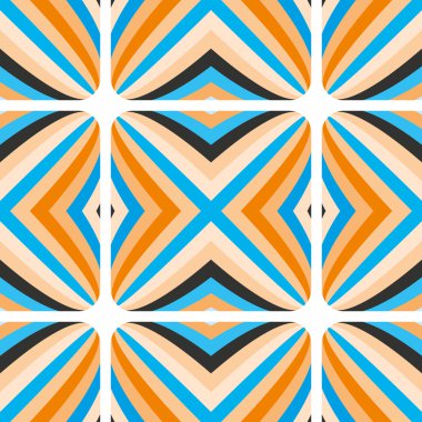 soyut geometrik dikişsiz kalıp, vektör arkaplan.