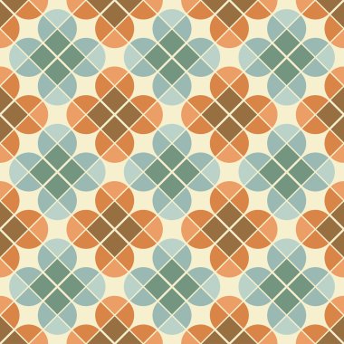 Vektör geometrik renkli çiçek arka plan, süs soyut