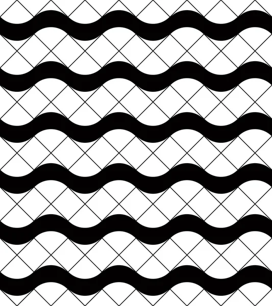 幾何学的なタイルのシームレスなパターン、ベクトルの背景. — ストックベクタ
