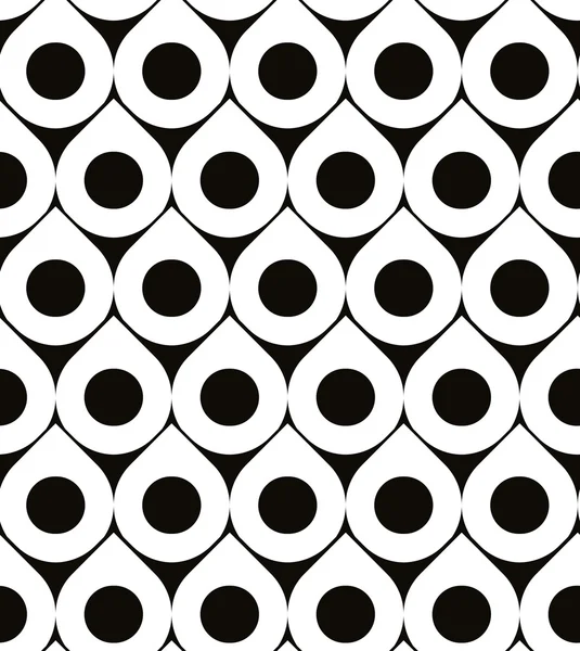 Абстрактный геометрический черно-белый фон, бесшовный узор , — стоковый вектор