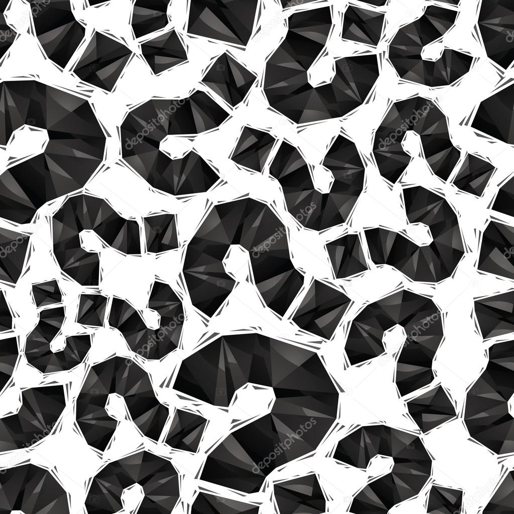 Black question marks seamless pattern, geometric contemporary st