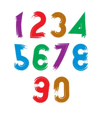 El yazısı çağdaş vektör basamak ayarla, el boyaması s doodle