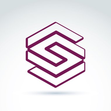 Soyut sembol, vektör grafik tasarım ögesi, simge.