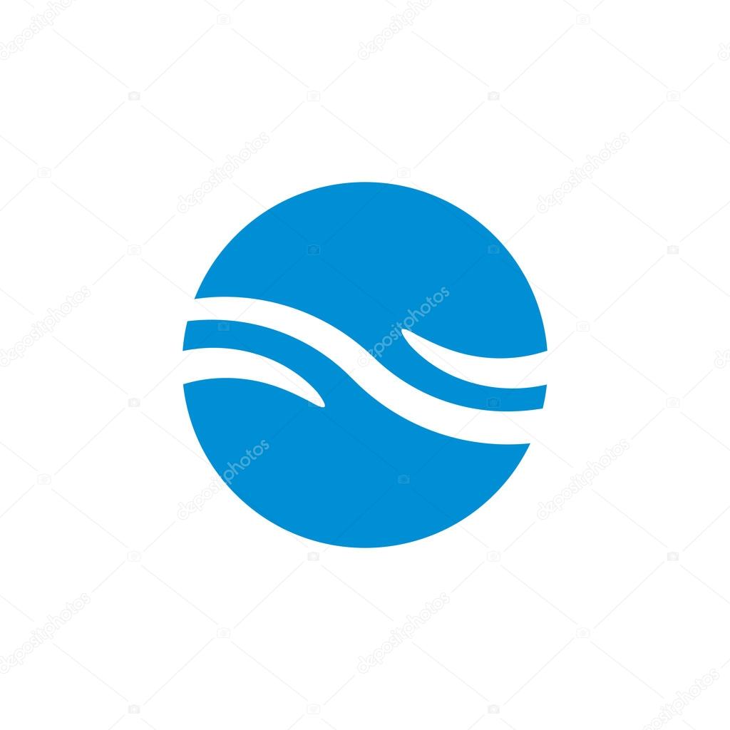 Wave water icon , abstract icon, vector symbol