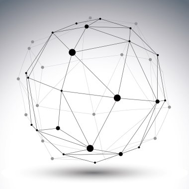 Kayma vektör kontrast dijital eps8 nesne, geometrik boyut